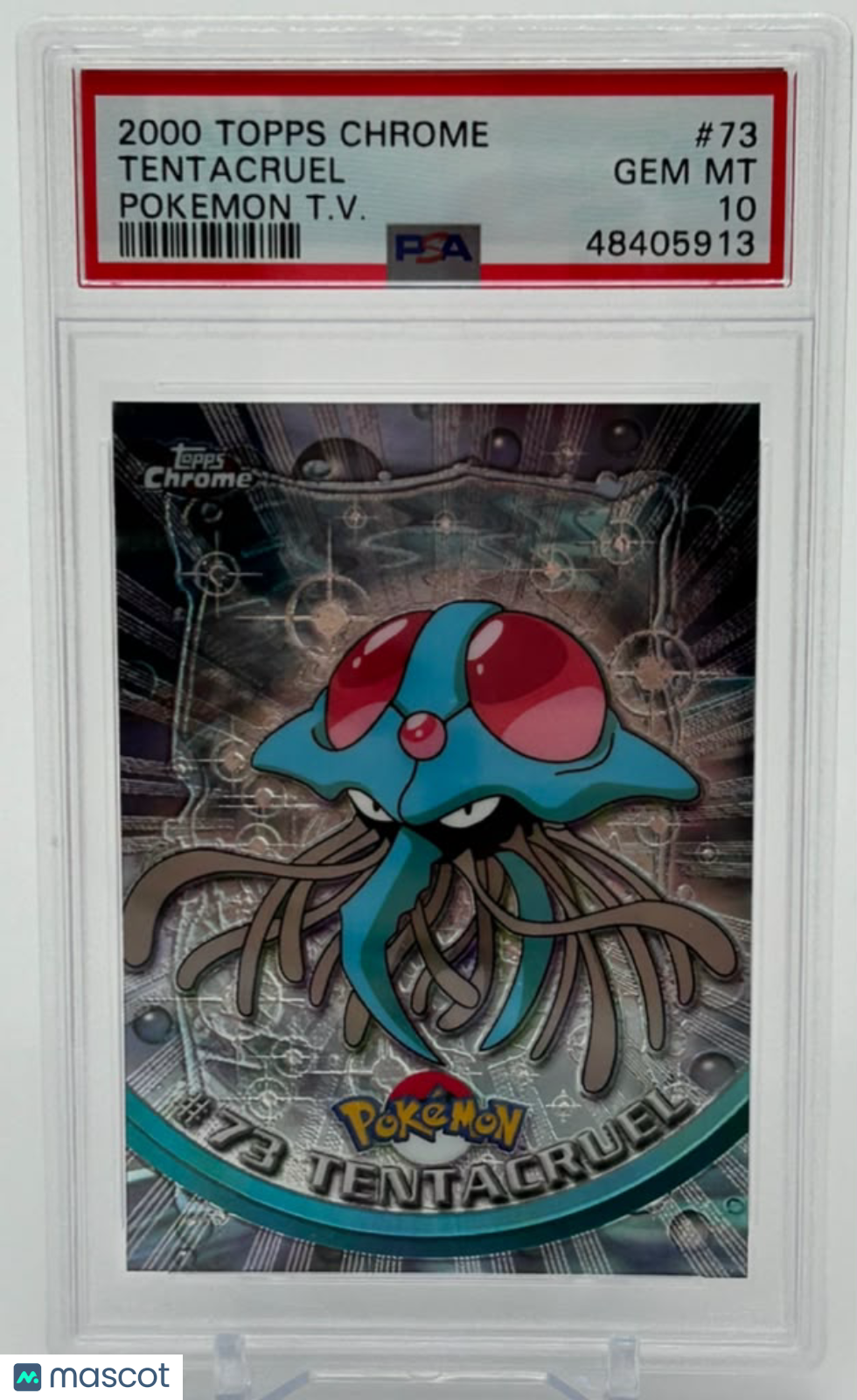 2000 Topps Chrome Pokemon T.V. Tentacruel #73 PSA 10