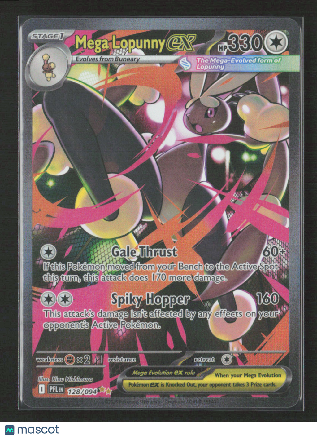2025 Pokemon Mega Lopunny ex - 128/094 #128/094 Special Illustration Rare
