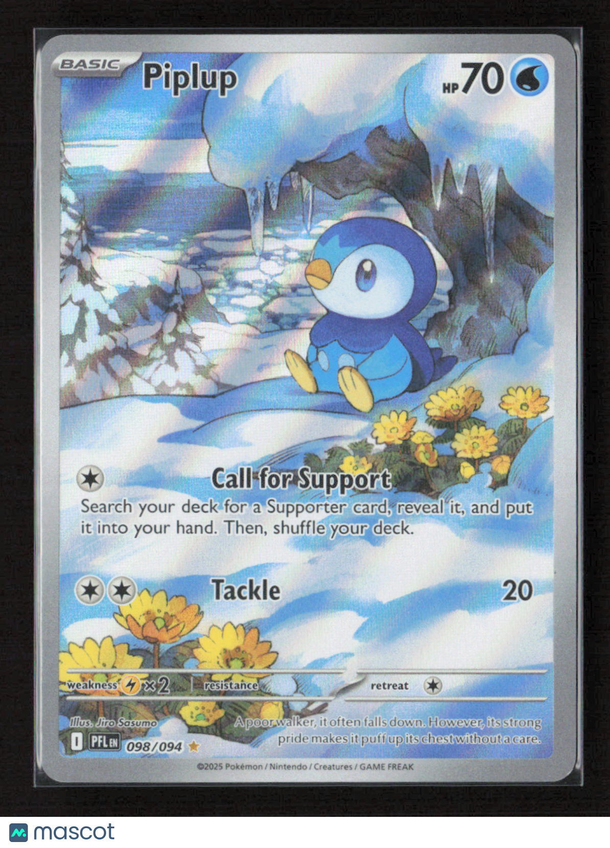 2025 Pokemon Piplup - 098/094 #098/094 Illustration Rare
