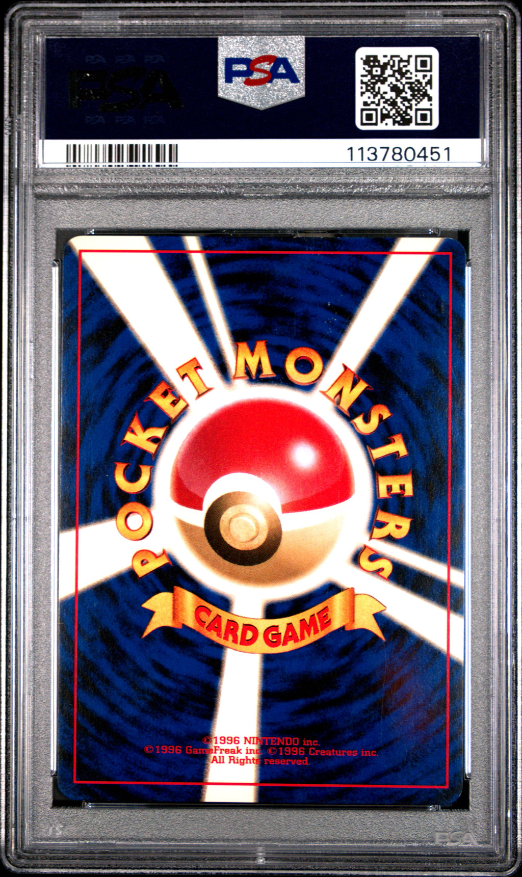 1998 Pokemon Japanese Gym Rocket's Moltres #146 Japanese Holo PSA 8