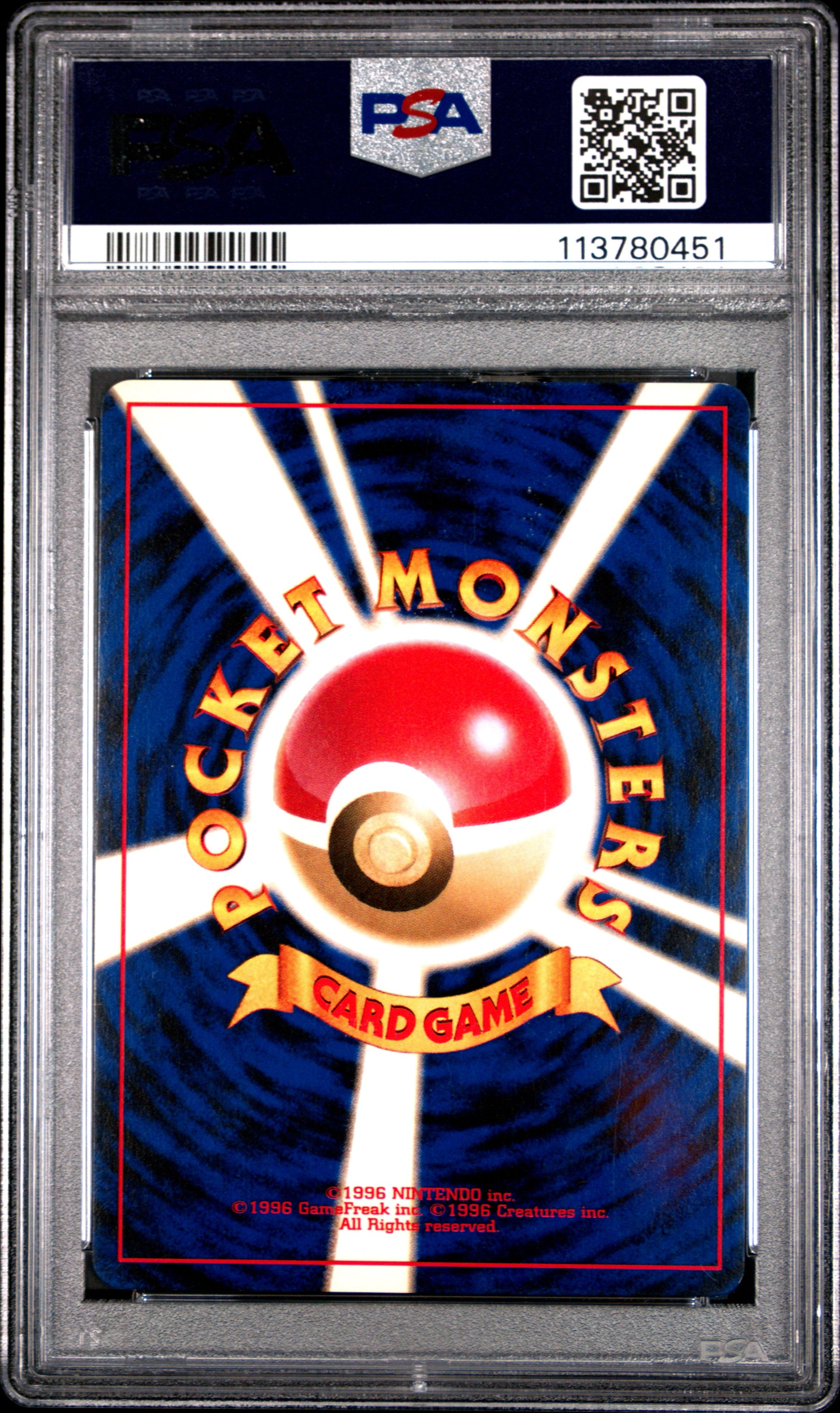 1998 Pokemon Japanese Gym Rocket's Moltres #146 Japanese Holo PSA 8