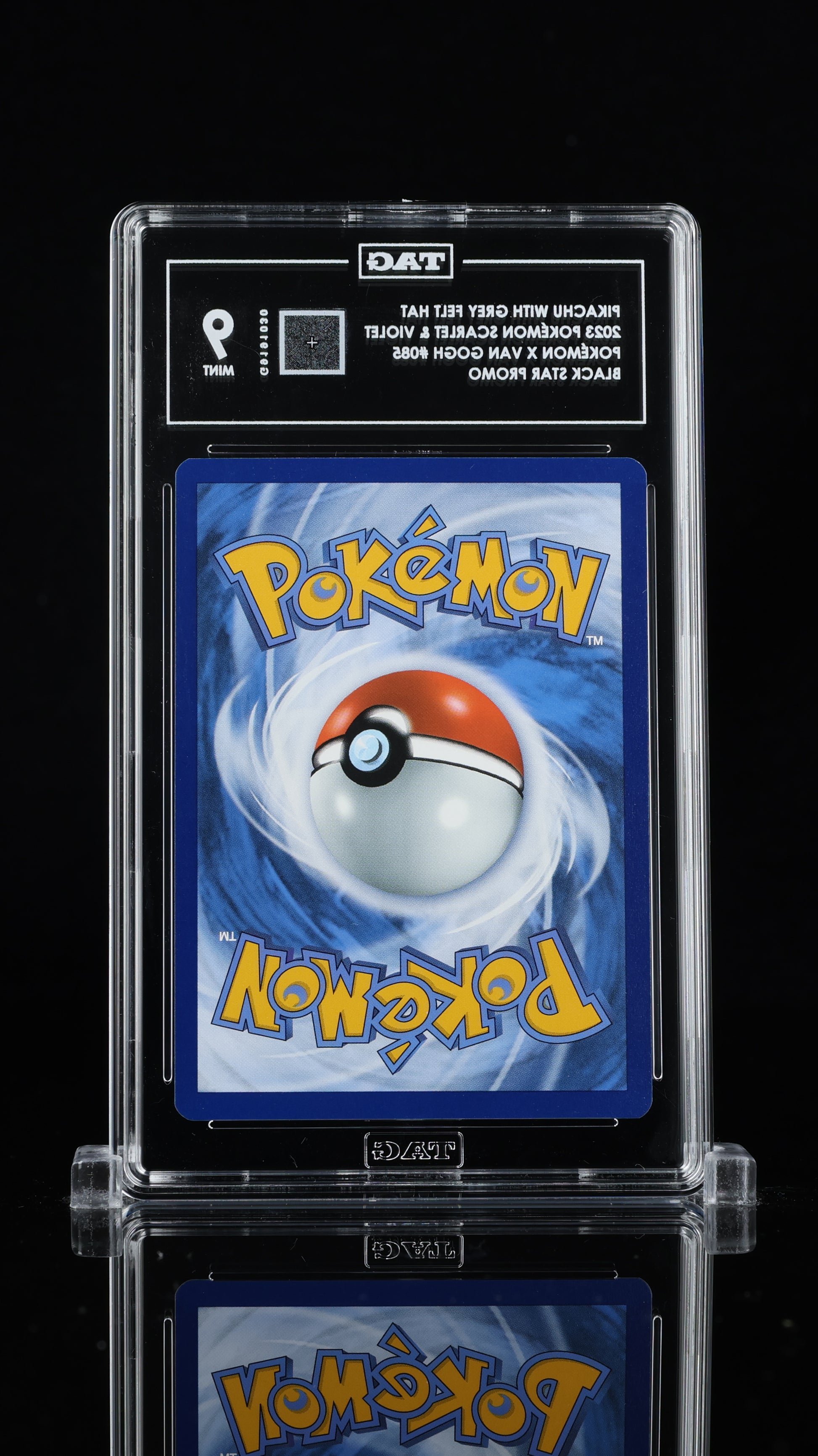 2023 Pokemon Pikachu with Grey Felt Hat #085 TAG 9