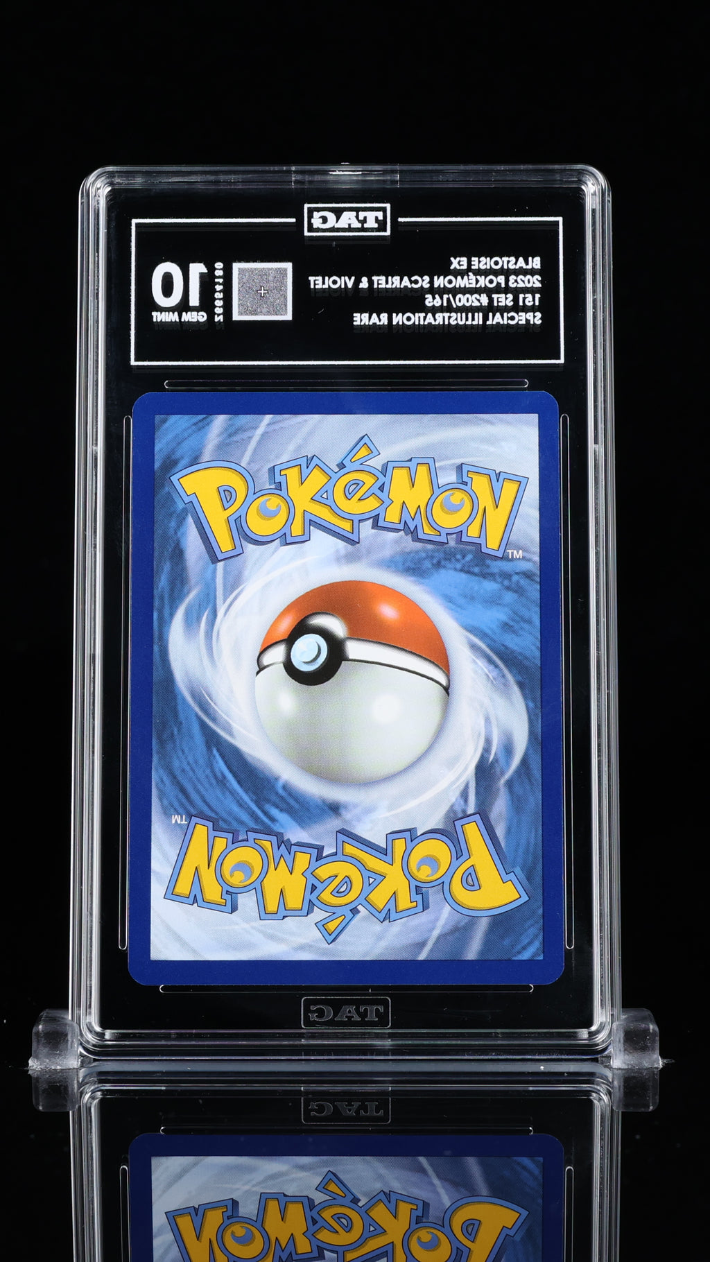 2023 Pokemon Blastoise ex #200/165 TAG 10