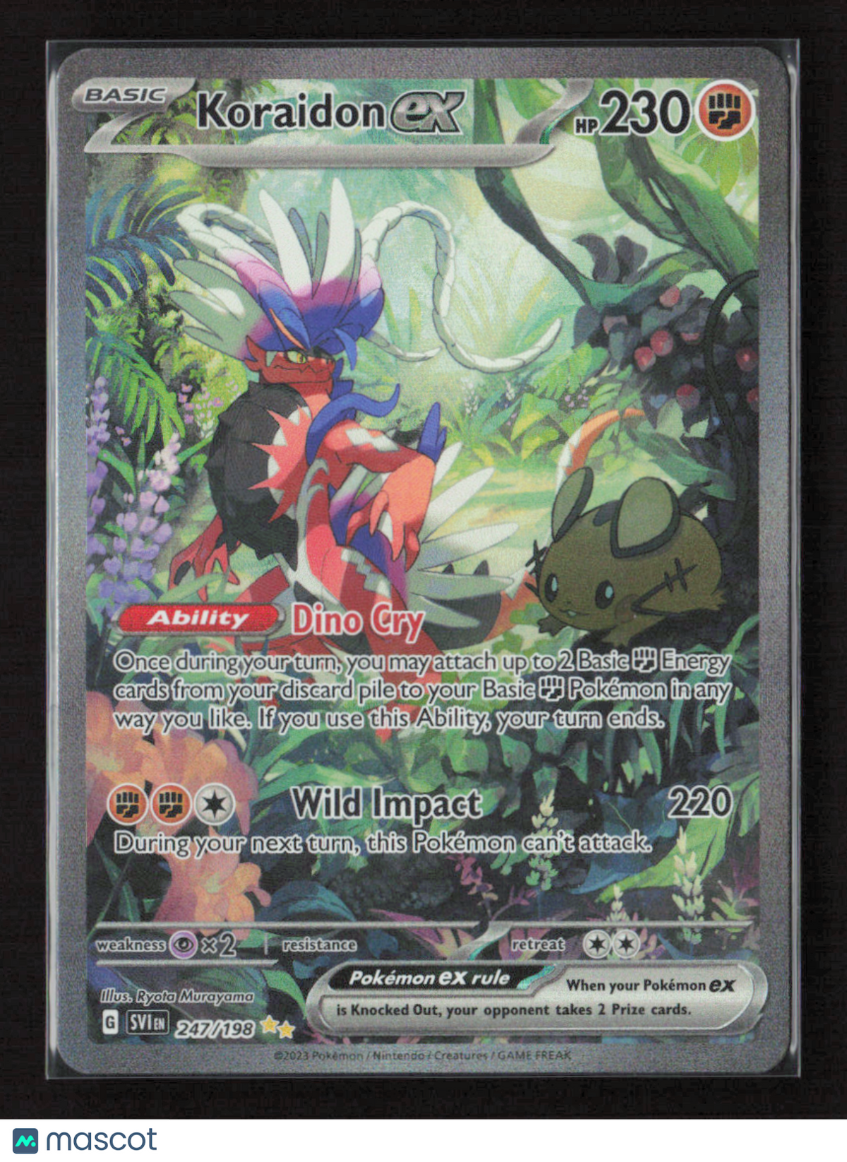 2023 Pokemon Koraidon ex - 247/198 #247/198 Special Illustration Rare