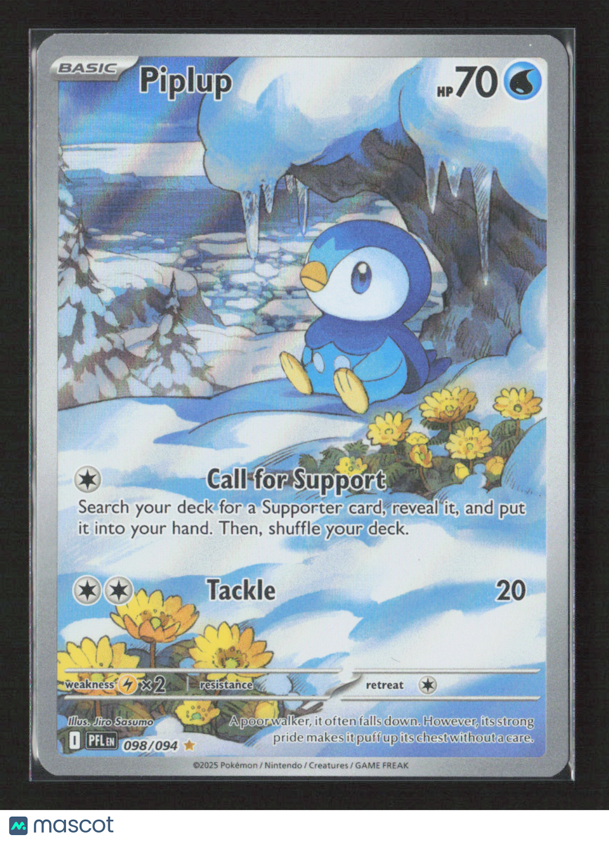 2025 Pokemon Piplup - 098/094 #098/094 Illustration Rare