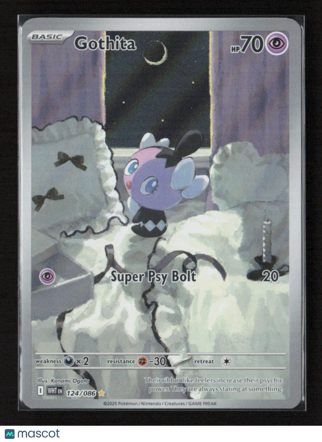 2025 Pokemon Gothita - 124/086 #124/086 Illustration Rare
