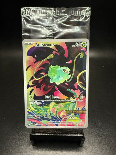 (1) Pokémon TCG: ME01 Mega Evolutions SEALED PROMO (Bulbasaur STAMPED)