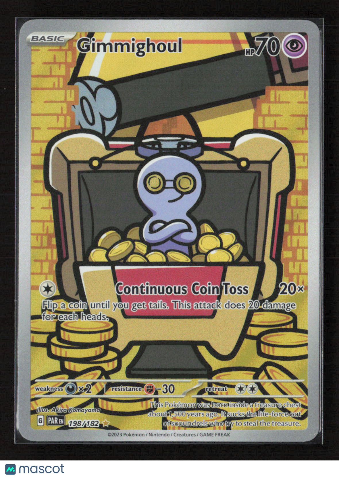 2023 Pokemon Gimmighoul - 198/182 #198/182 Illustration Rare