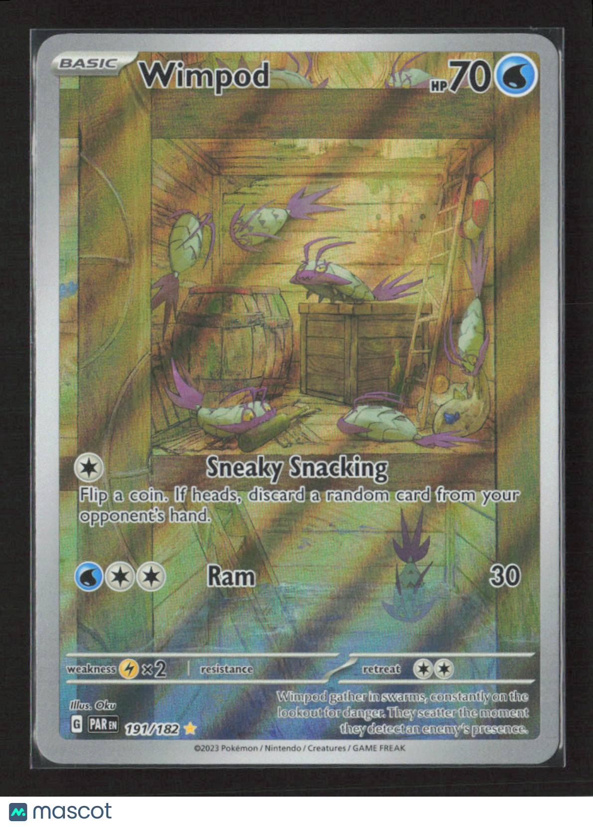 2023 Pokemon Wimpod - 191/182 #191/182 Illustration Rare