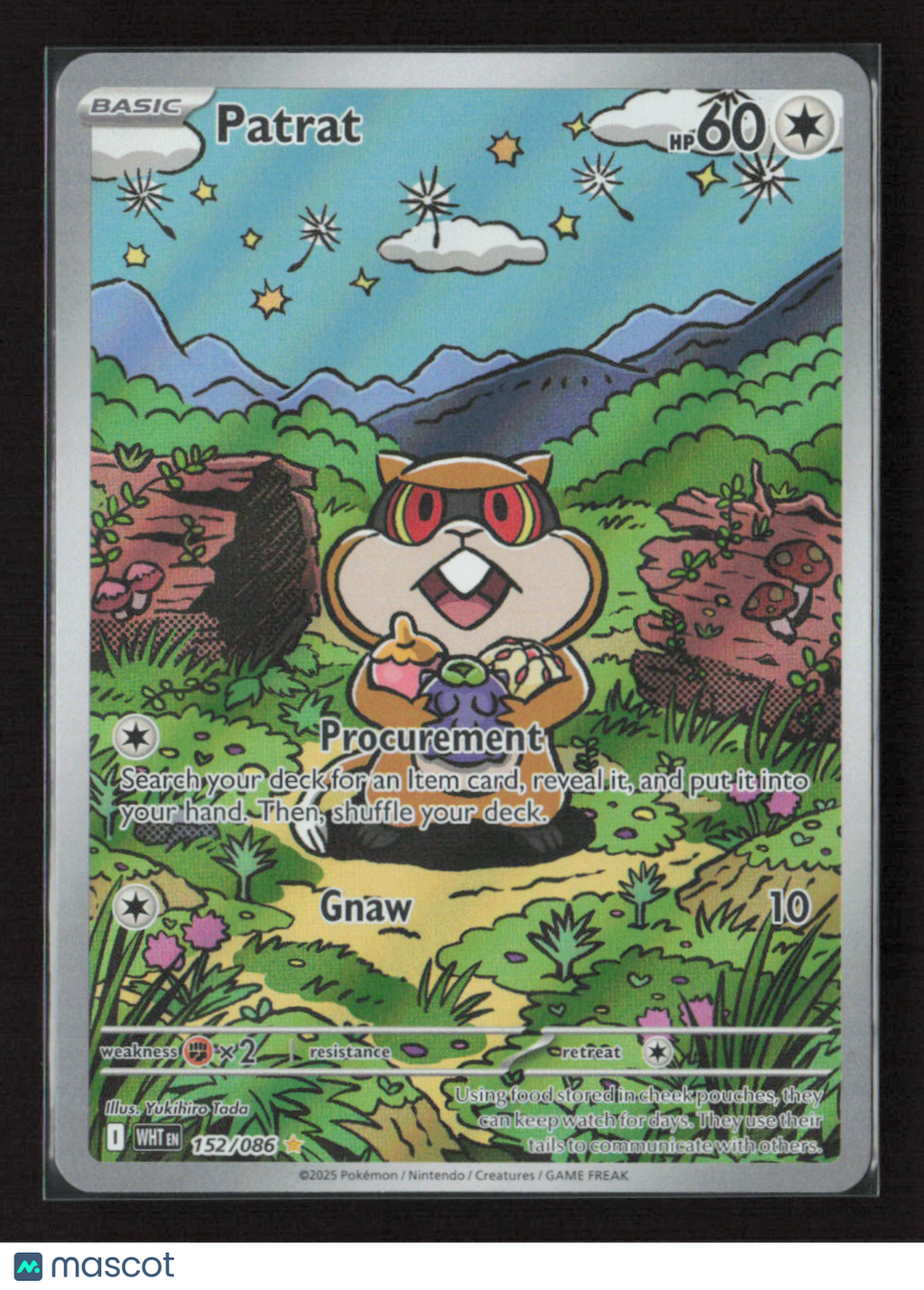 2025 Pokemon Patrat - 152/086 #152/086 Illustration Rare