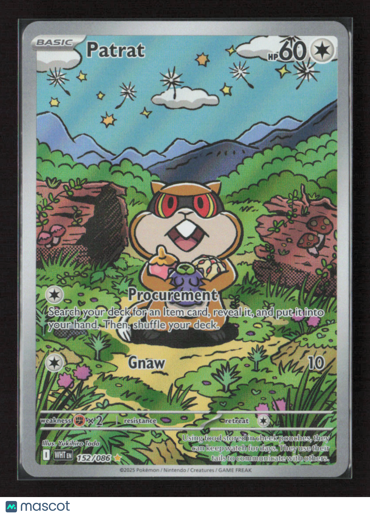 2025 Pokemon Patrat - 152/086 #152/086 Illustration Rare