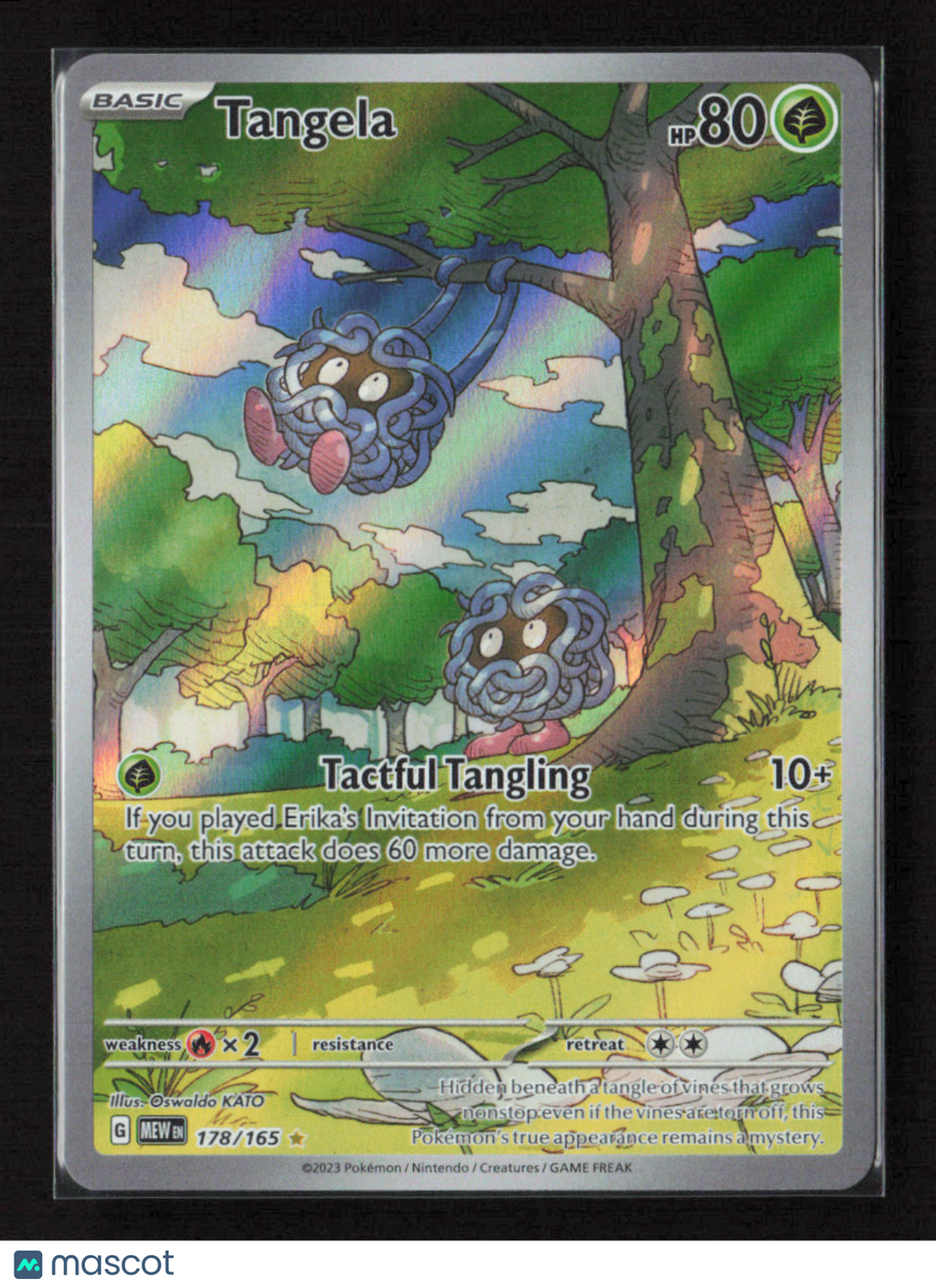 2023 Pokemon Tangela - 178/165 #178/165 Illustration Rare