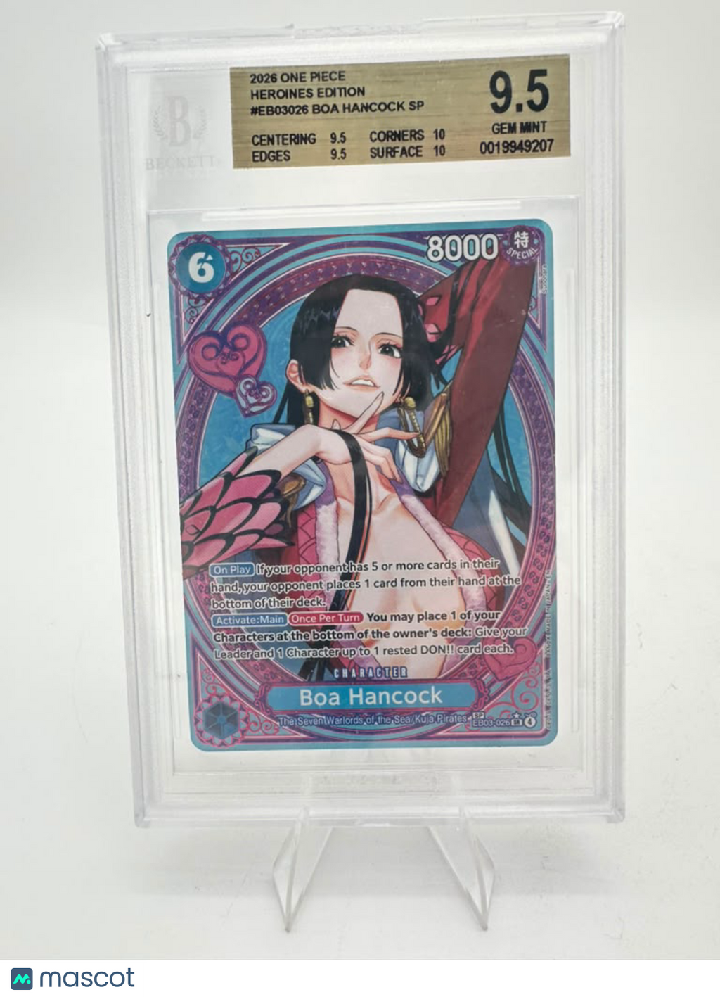 Boa Hancock (SP) EB03-026 Heroines Edition One Piece BGS 9.5