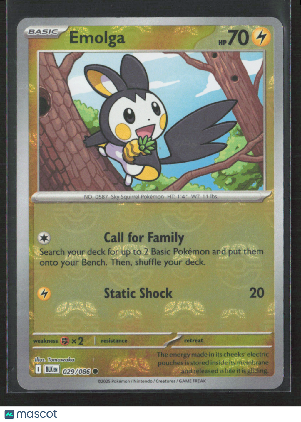 2025 Pokemon Emolga #29/86