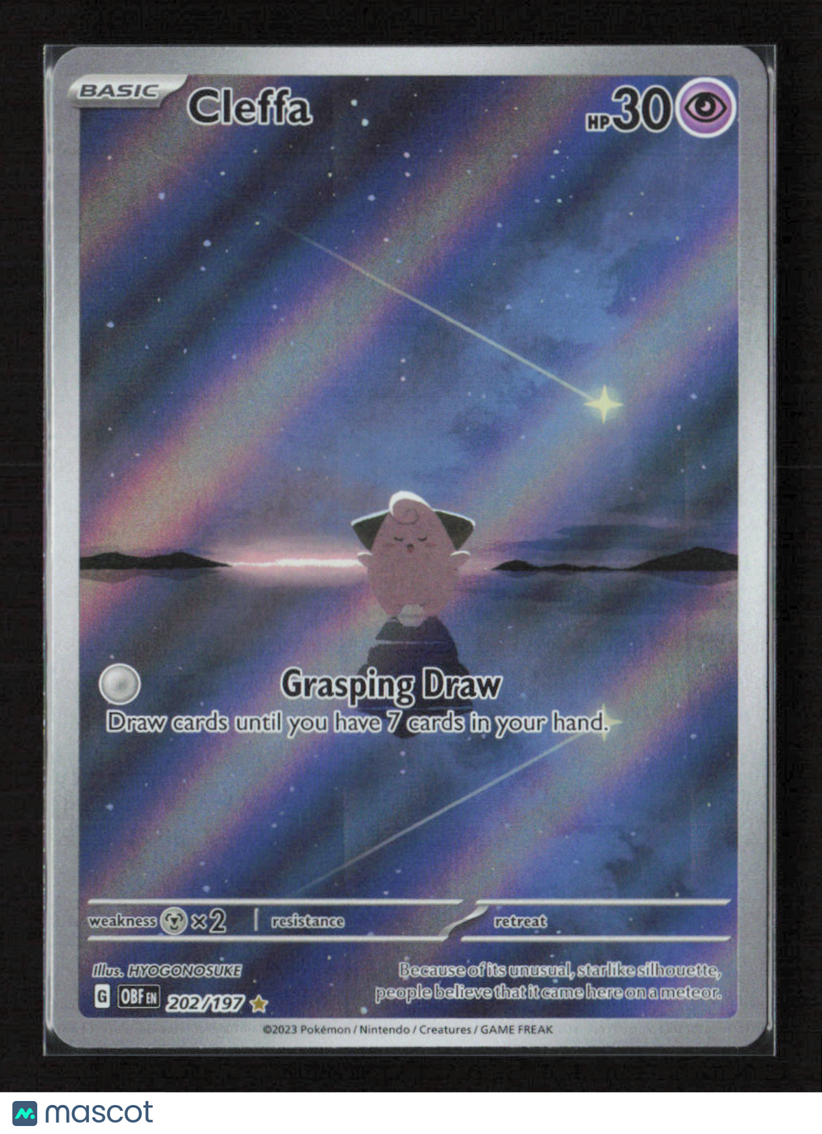 2023 Pokemon Cleffa - 202/197 #202/197 Illustration Rare
