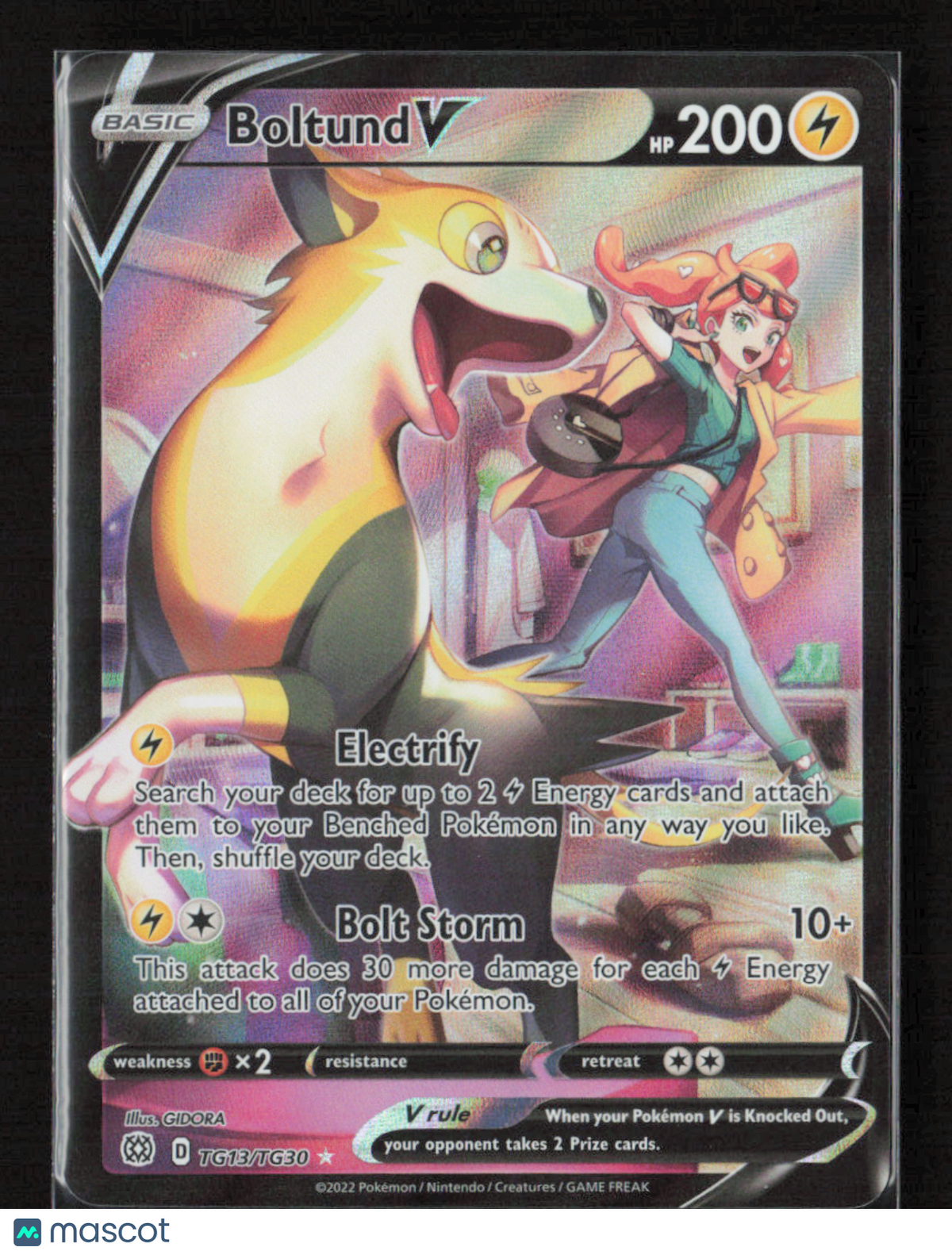 2022 Pokemon Boltund V #TG13/TG30 Ultra Rare