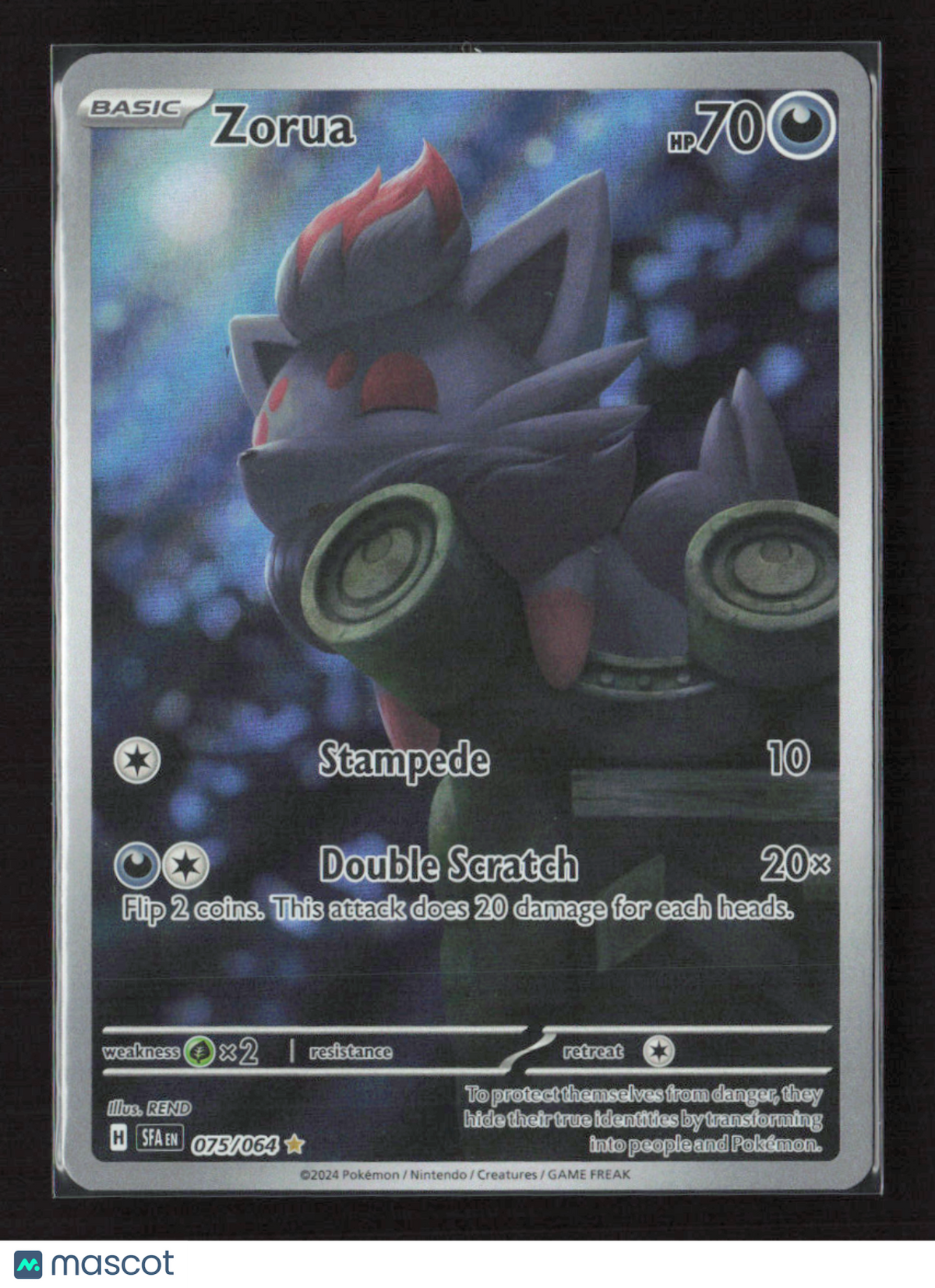 2024 Pokemon Zorua - 075/064 #075/064 Illustration Rare