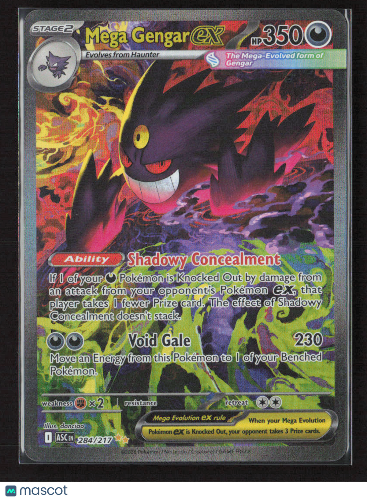 2026 Pokemon Mega Gengar ex - 284/217 #284/217 Special Illustration Rare