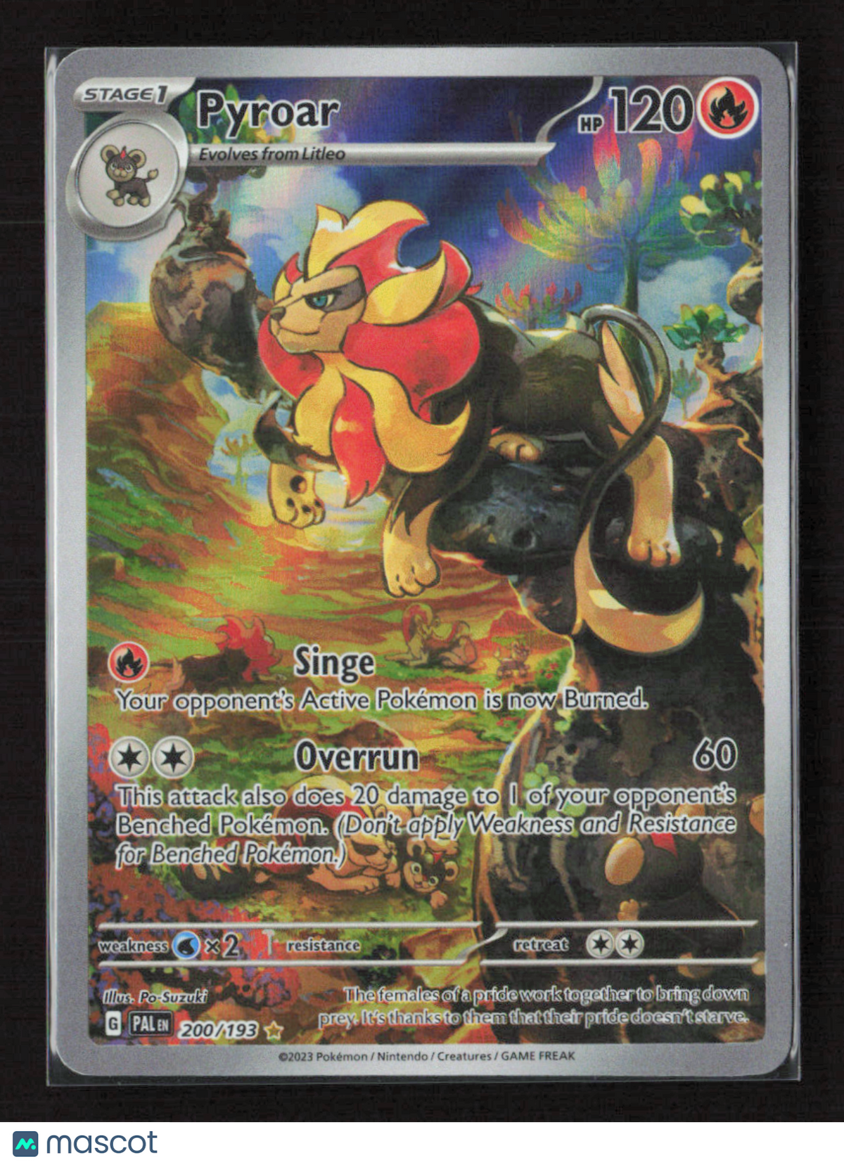 2023 Pokemon Pyroar - 200/193 #200/193 Illustration Rare