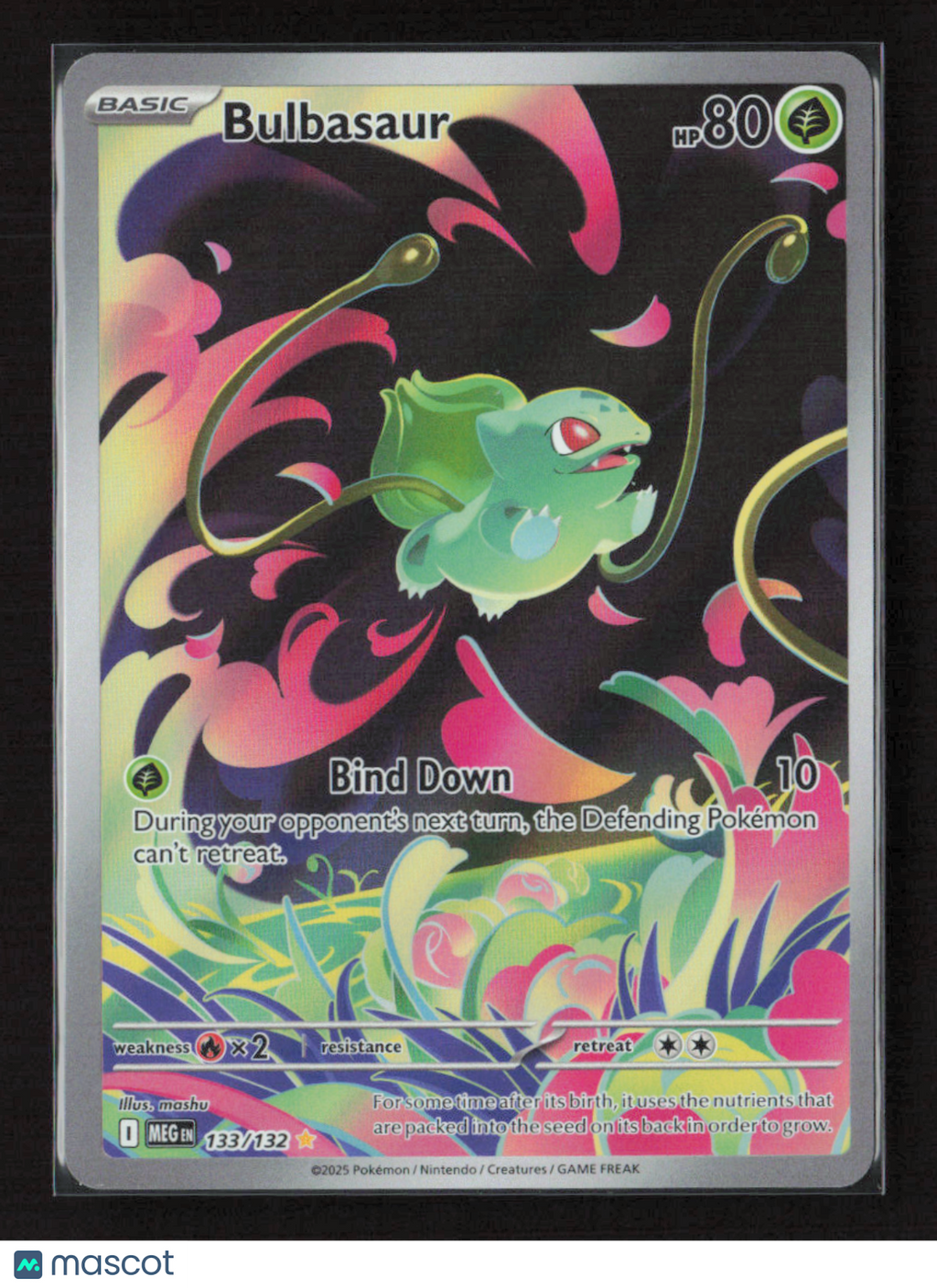 2025 Pokemon Bulbasaur - 133/132 #133/132 Illustration Rare