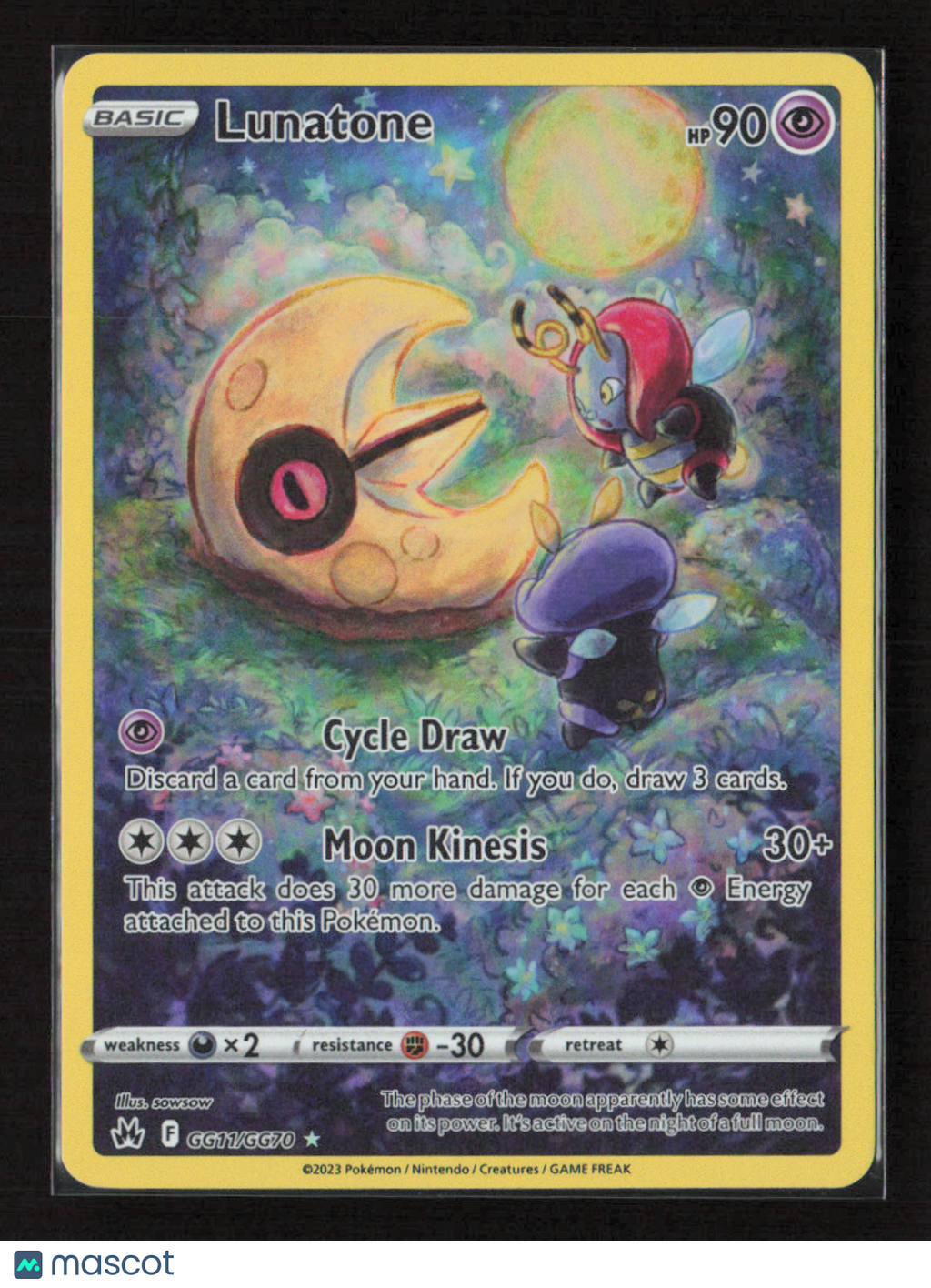 2023 Pokemon Lunatone #GG11/GG70 Ultra Rare