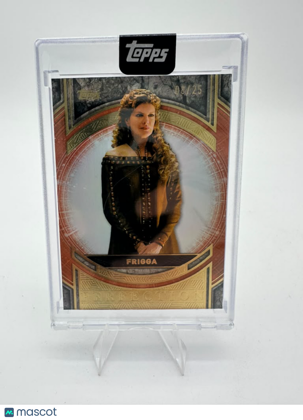 2025 Topps Marvel Studio Perfection Frigga #40 Orange Parallel 08/25