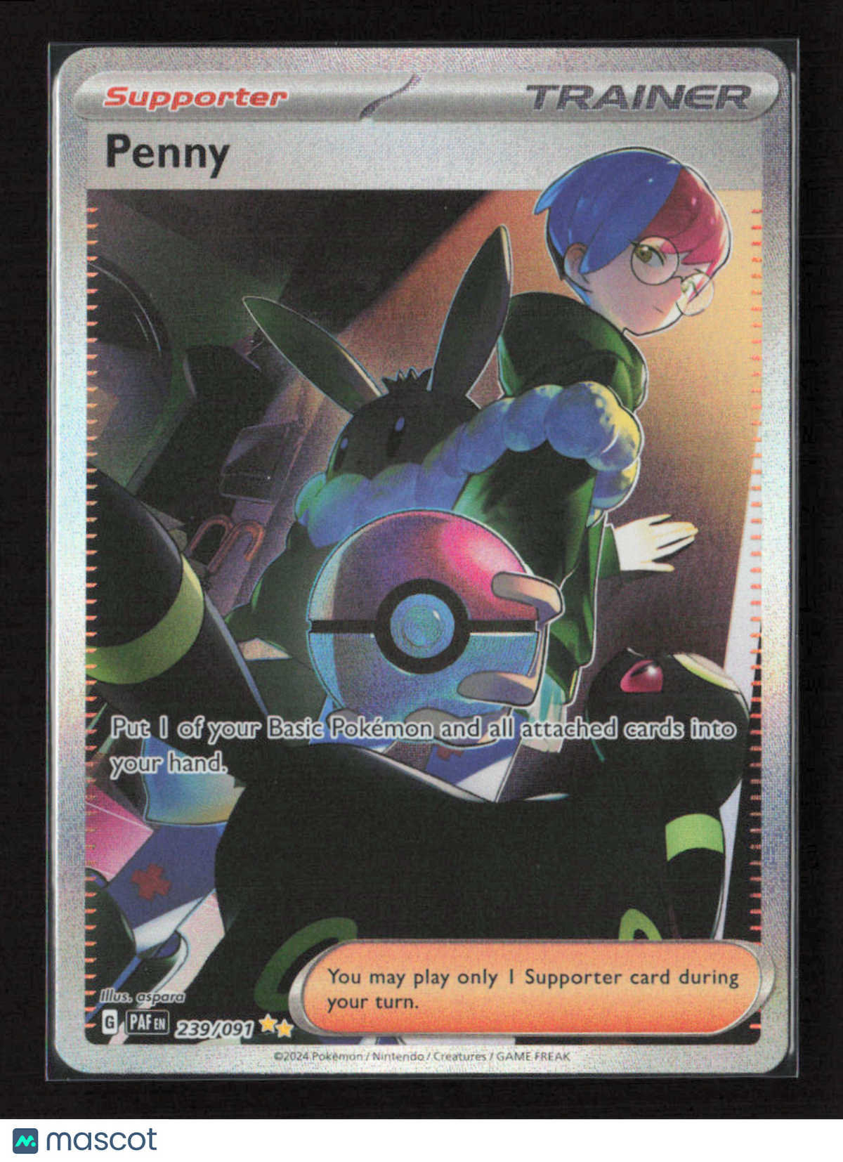 2024 Pokemon Penny #239/091 Special Illustration Rare