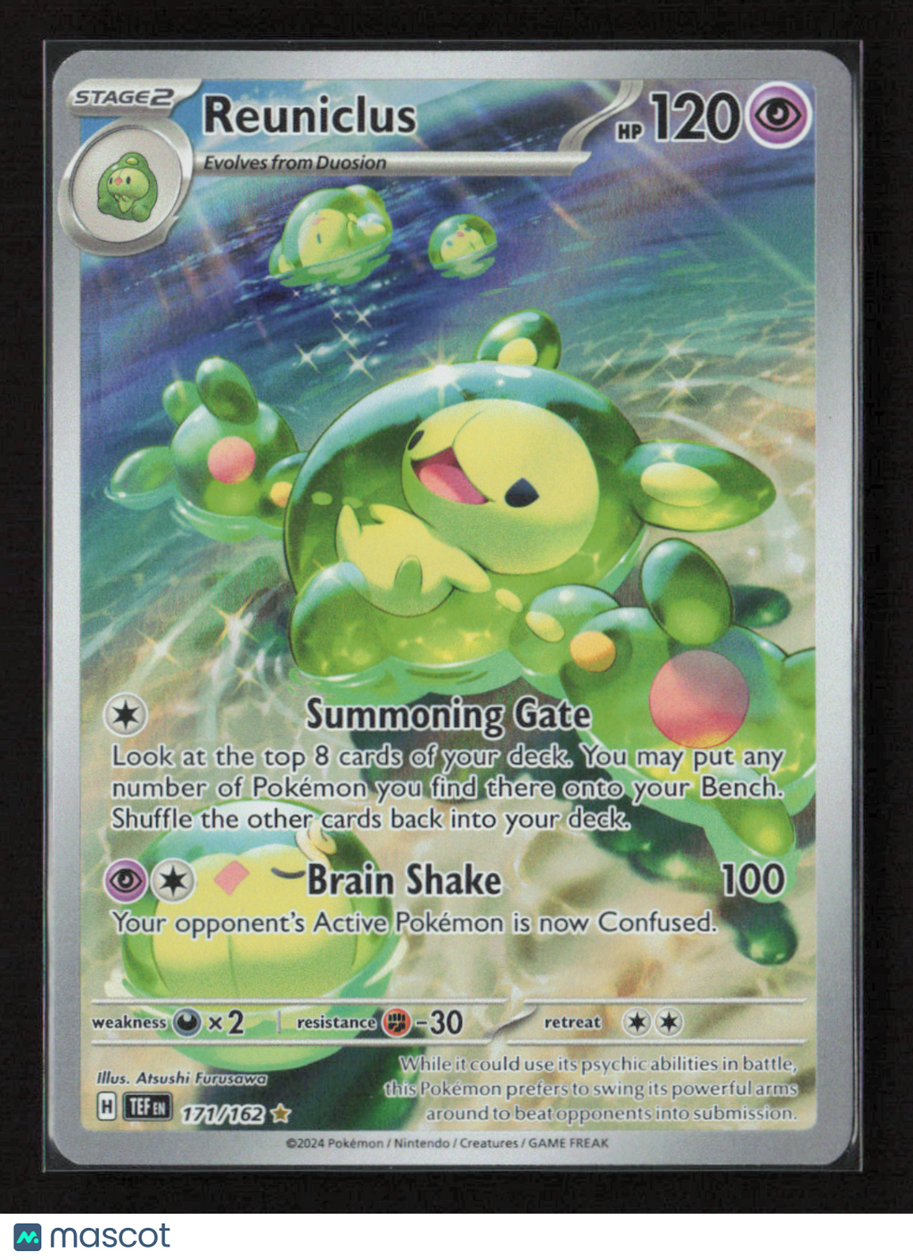 2024 Pokemon Reuniclus - 171/162 #171/162 Illustration Rare