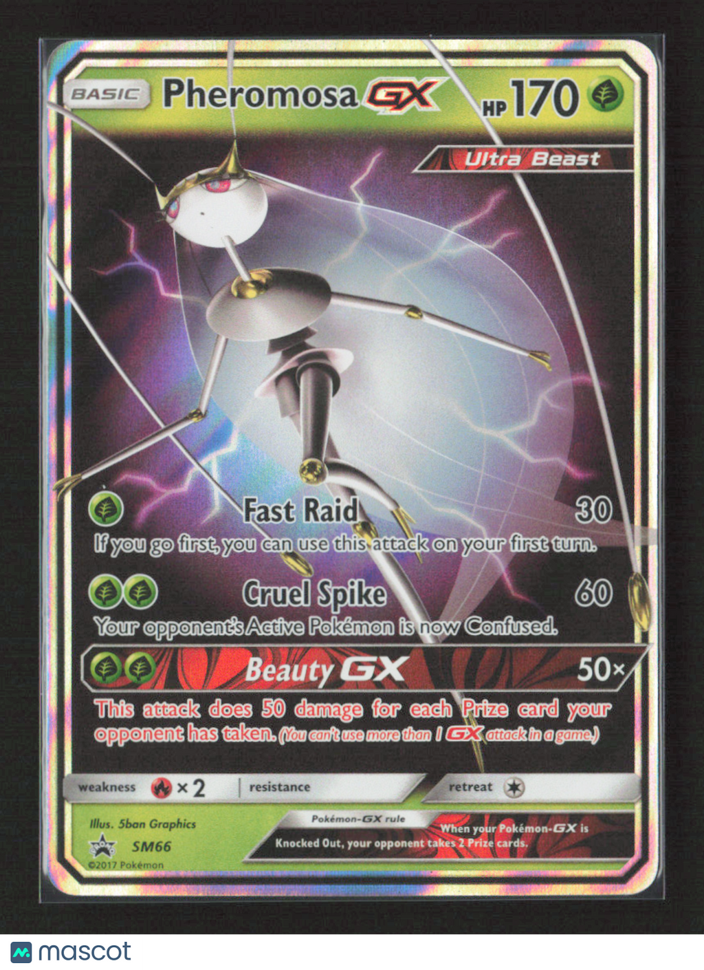 2017 Pokemon Pheromosa GX - SM66 #SM66 Promo