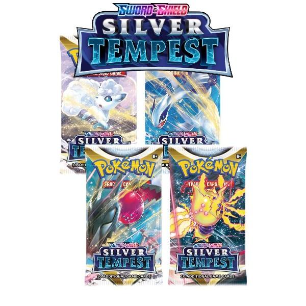 (5) Pokémon TCG: Sword & Shield SWSH12 Silver Tempest Booster Pack