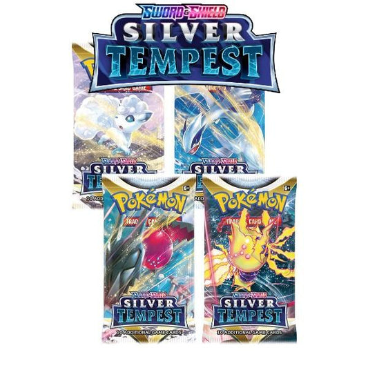 (5) Pokémon TCG: Sword & Shield SWSH12 Silver Tempest Booster Pack