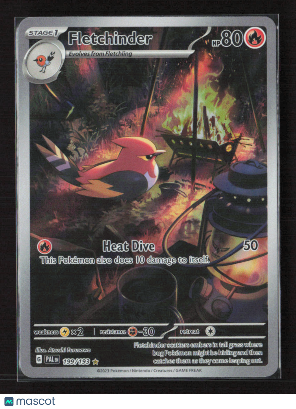 2023 Pokemon Fletchinder - 199/193 #199/193 Illustration Rare