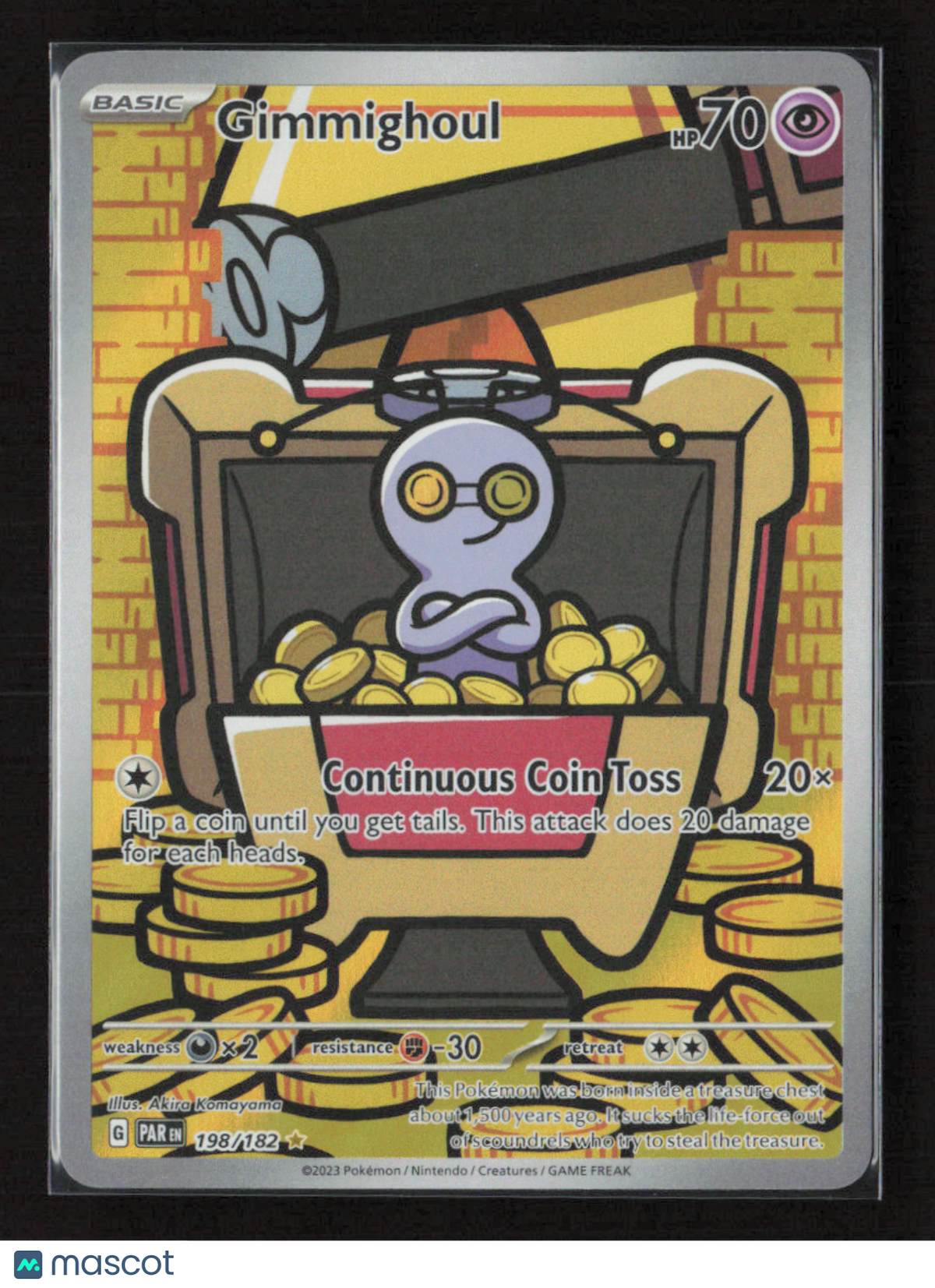 2023 Pokemon Gimmighoul - 198/182 #198/182 Illustration Rare