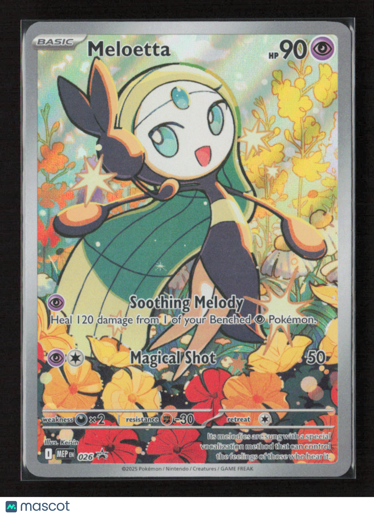 2025 Pokemon Meloetta - 026 #26 Illustration Rare