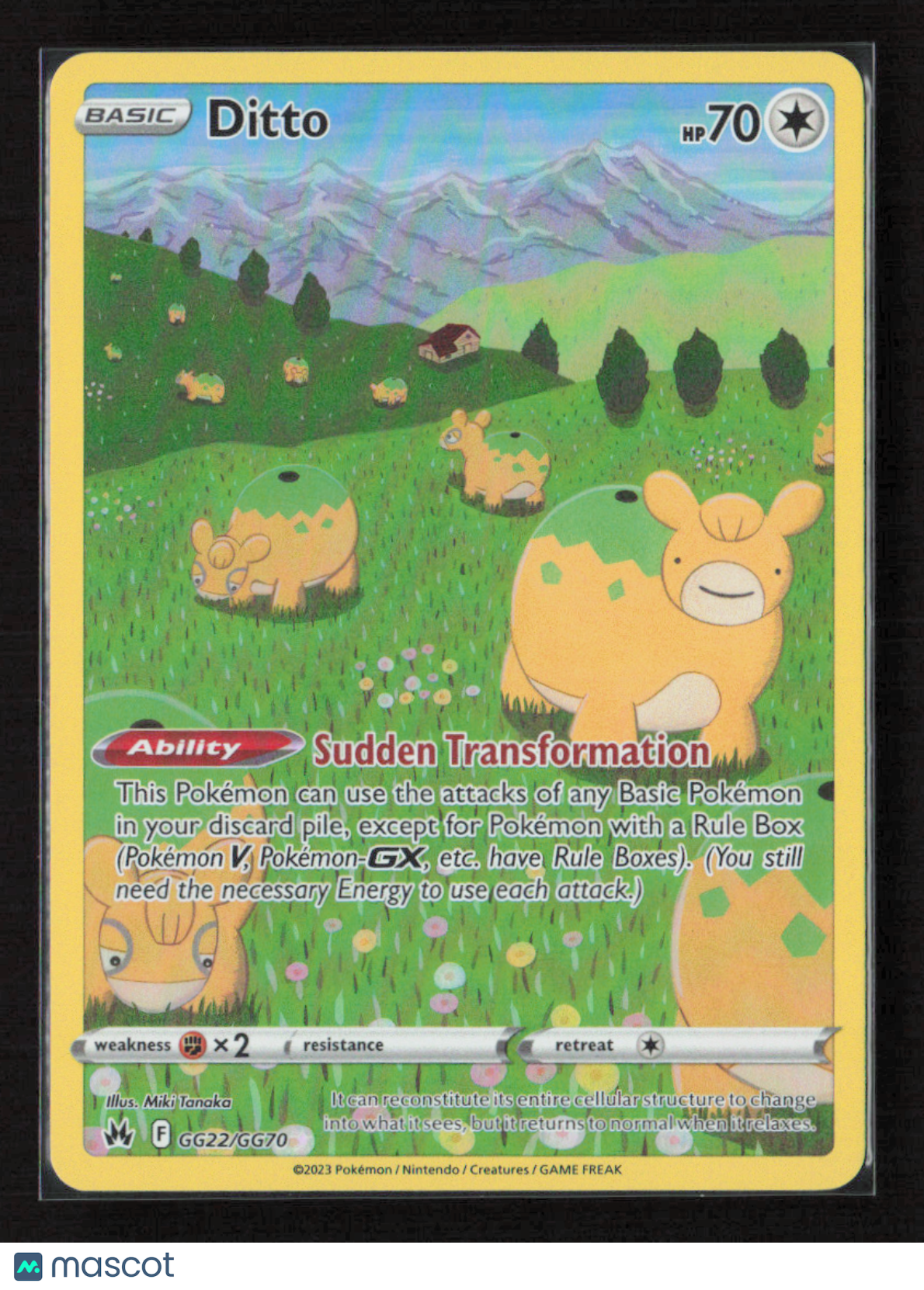 2023 Pokemon Ditto #GG22/GG70 Ultra Rare