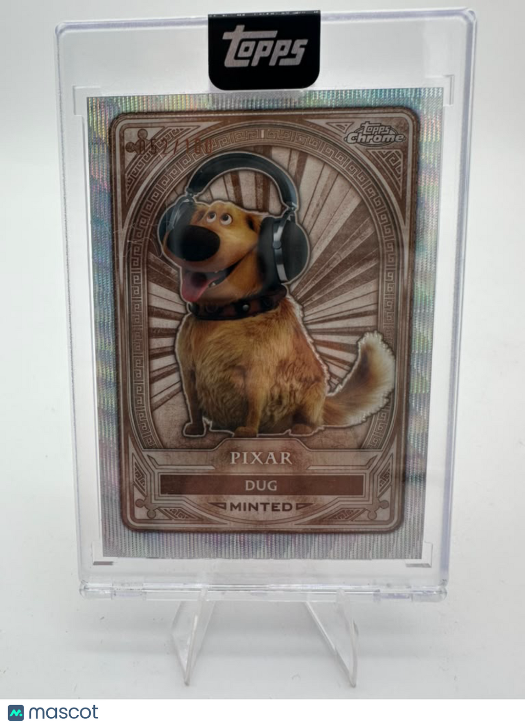 2025 Topps Chrome Disney Minted Dug #16 Bronze 052/100