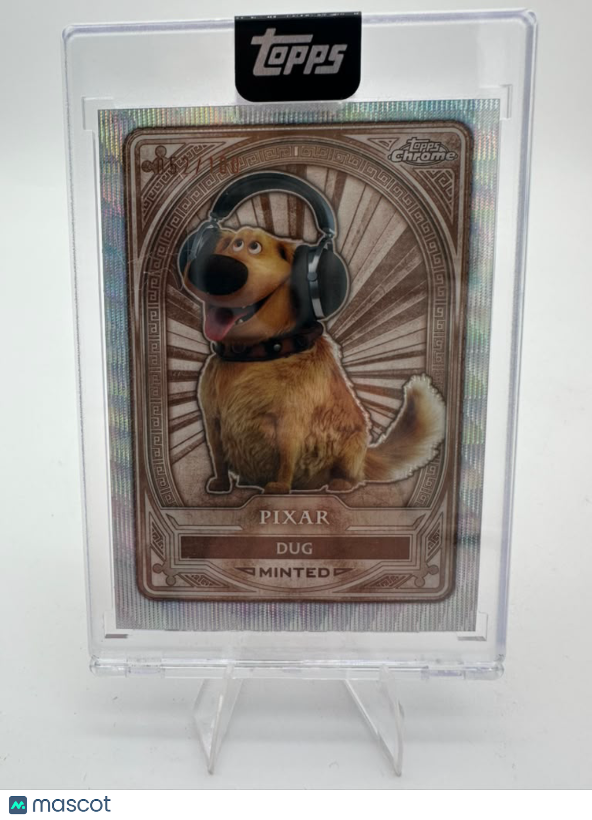 2025 Topps Chrome Disney Minted Dug #16 Bronze 052/100