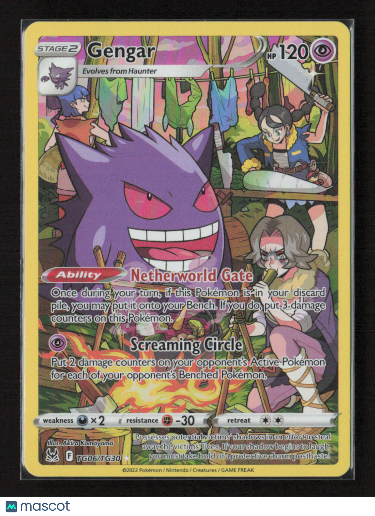 2022 Pokemon Gengar #TG06/TG30 Ultra Rare