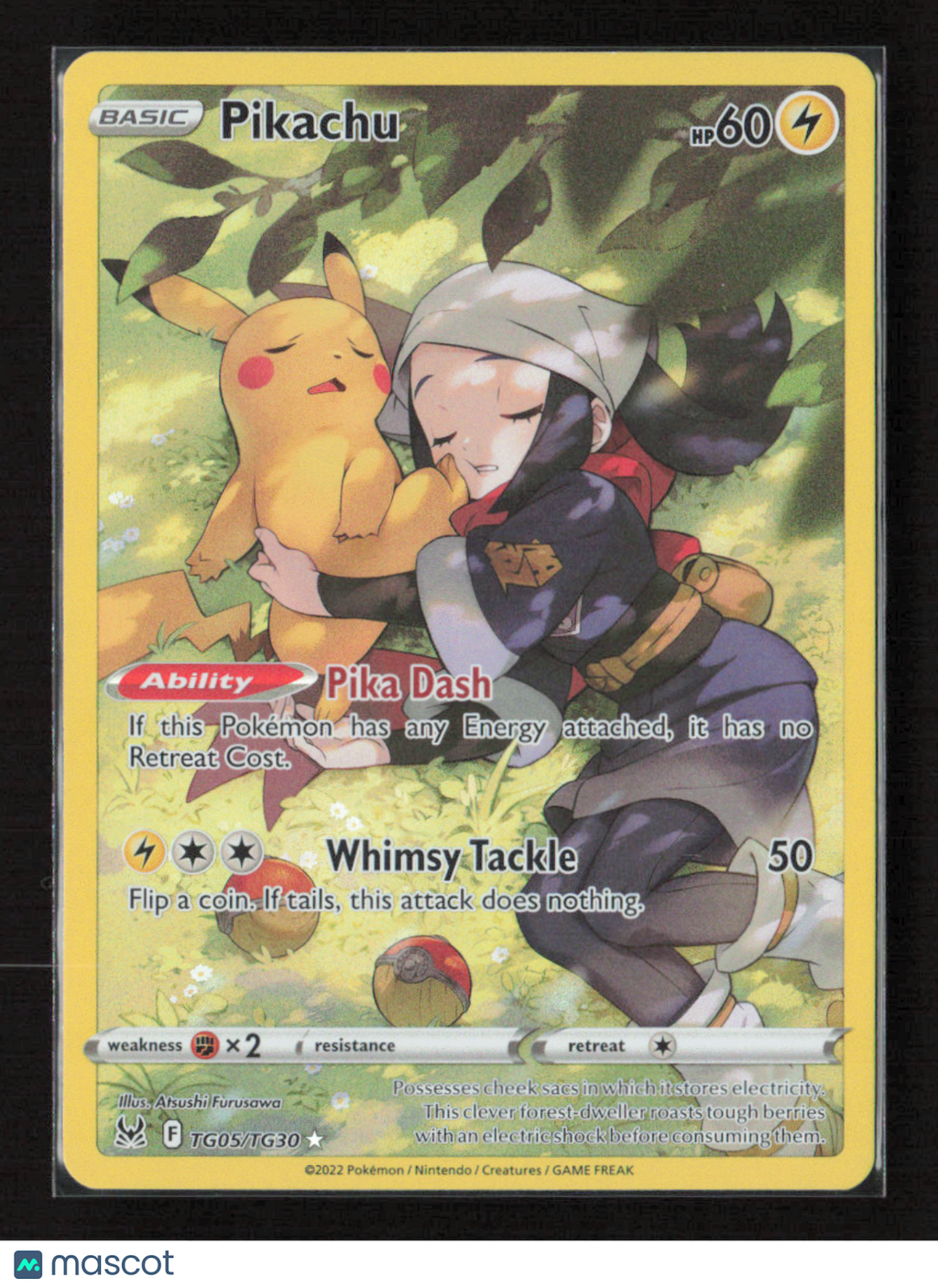 2022 Pokemon Pikachu #TG05/TG30 Ultra Rare