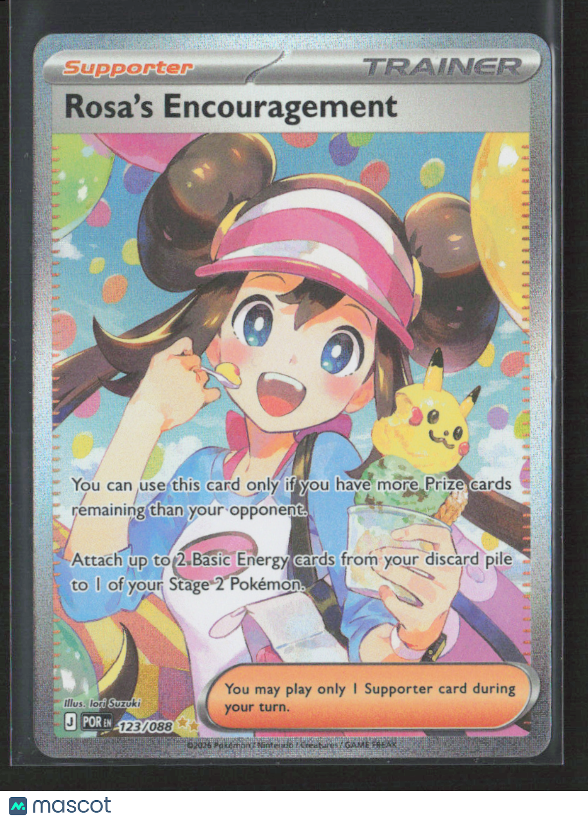 2026 Pokemon Rosa's Encouragement - 123/088 #123/088 Special Illustration Rare