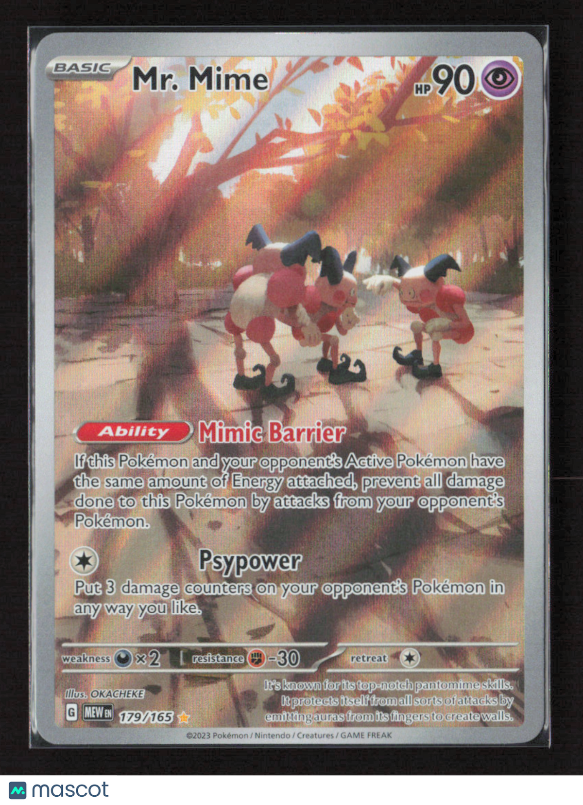 2023 Pokemon Mr. Mime - 179/165 #179/165 Illustration Rare