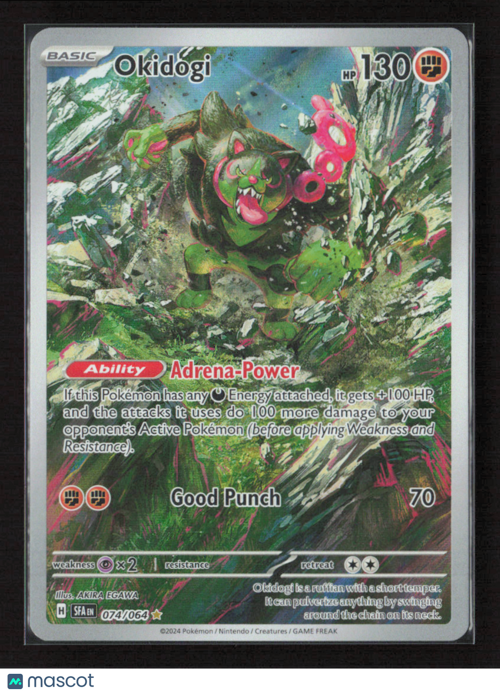 2024 Pokemon Okidogi #074/064 Illustration Rare