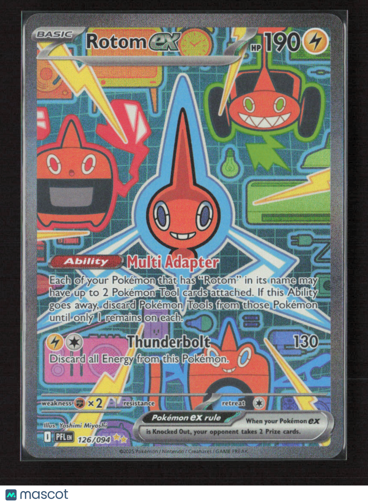 2025 Pokemon Rotom ex - 126/094 #126/094 Special Illustration Rare