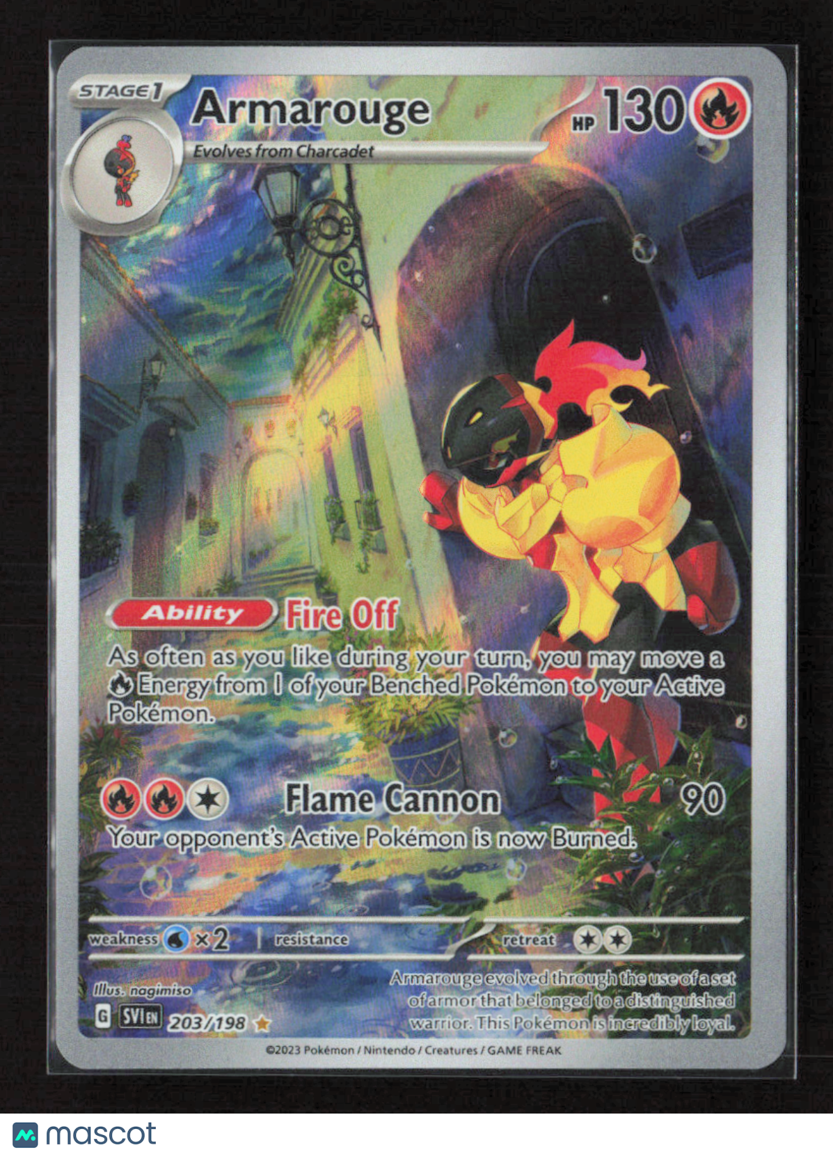 2023 Pokemon Armarouge - 203/198 #203/198 Illustration Rare
