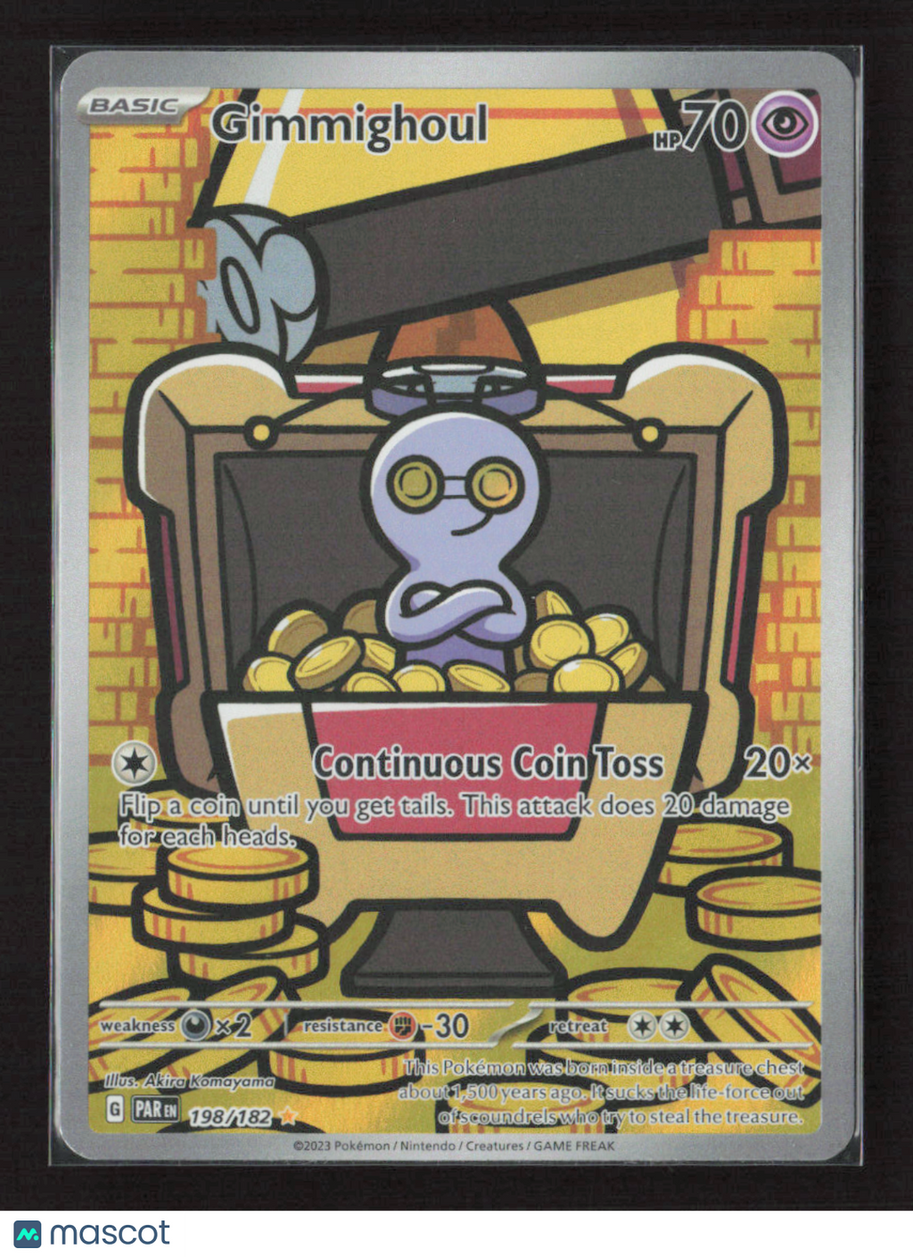 2023 Pokemon Gimmighoul - 198/182 #198/182 Illustration Rare