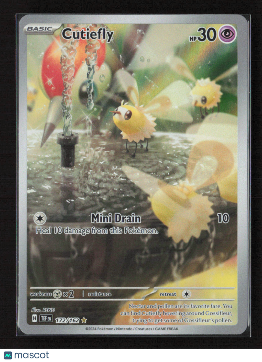 2024 Pokemon Cutiefly - 172/162 #172/162 Illustration Rare