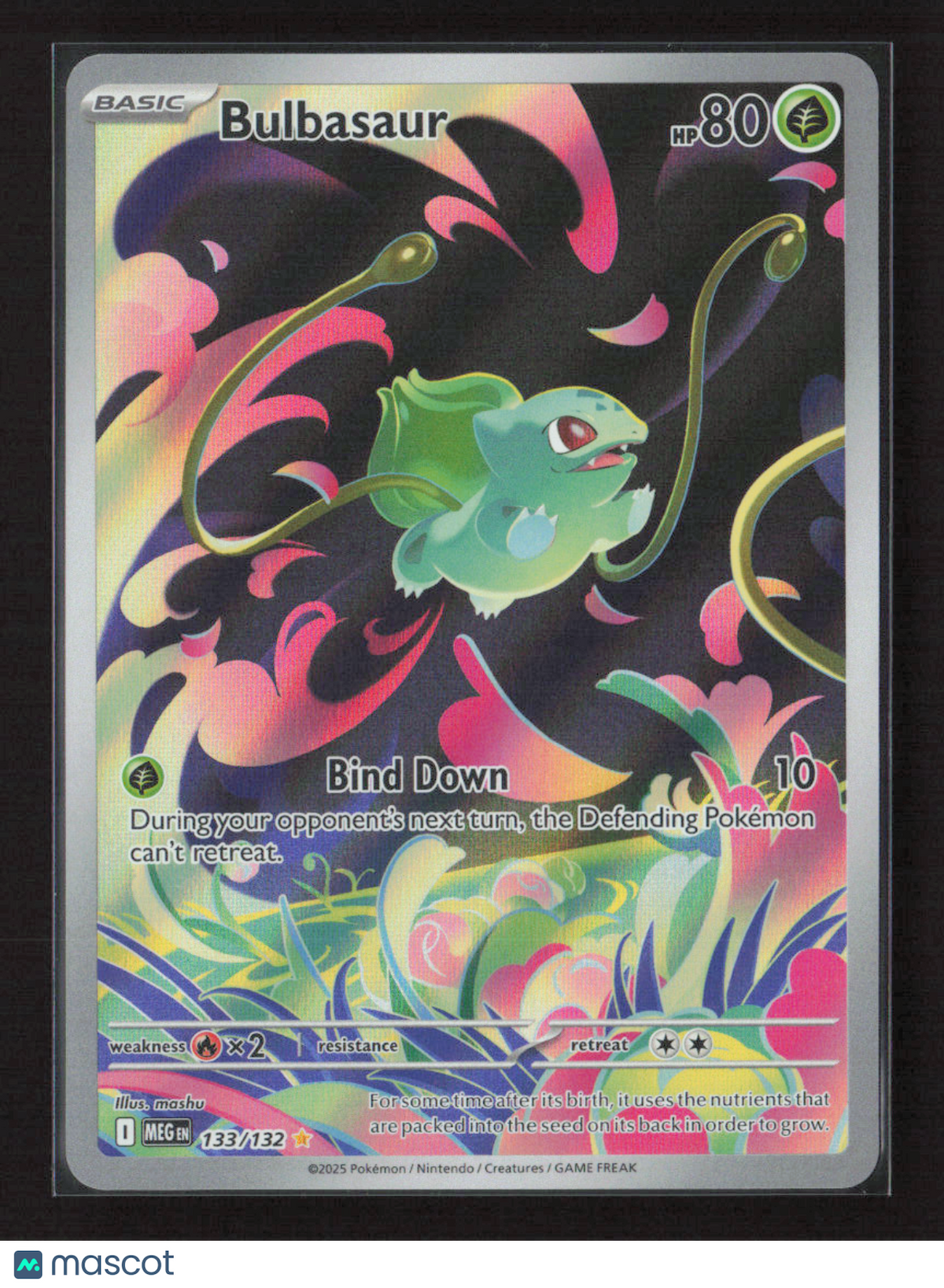 2025 Pokemon Bulbasaur - 133/132 #133/132 Illustration Rare