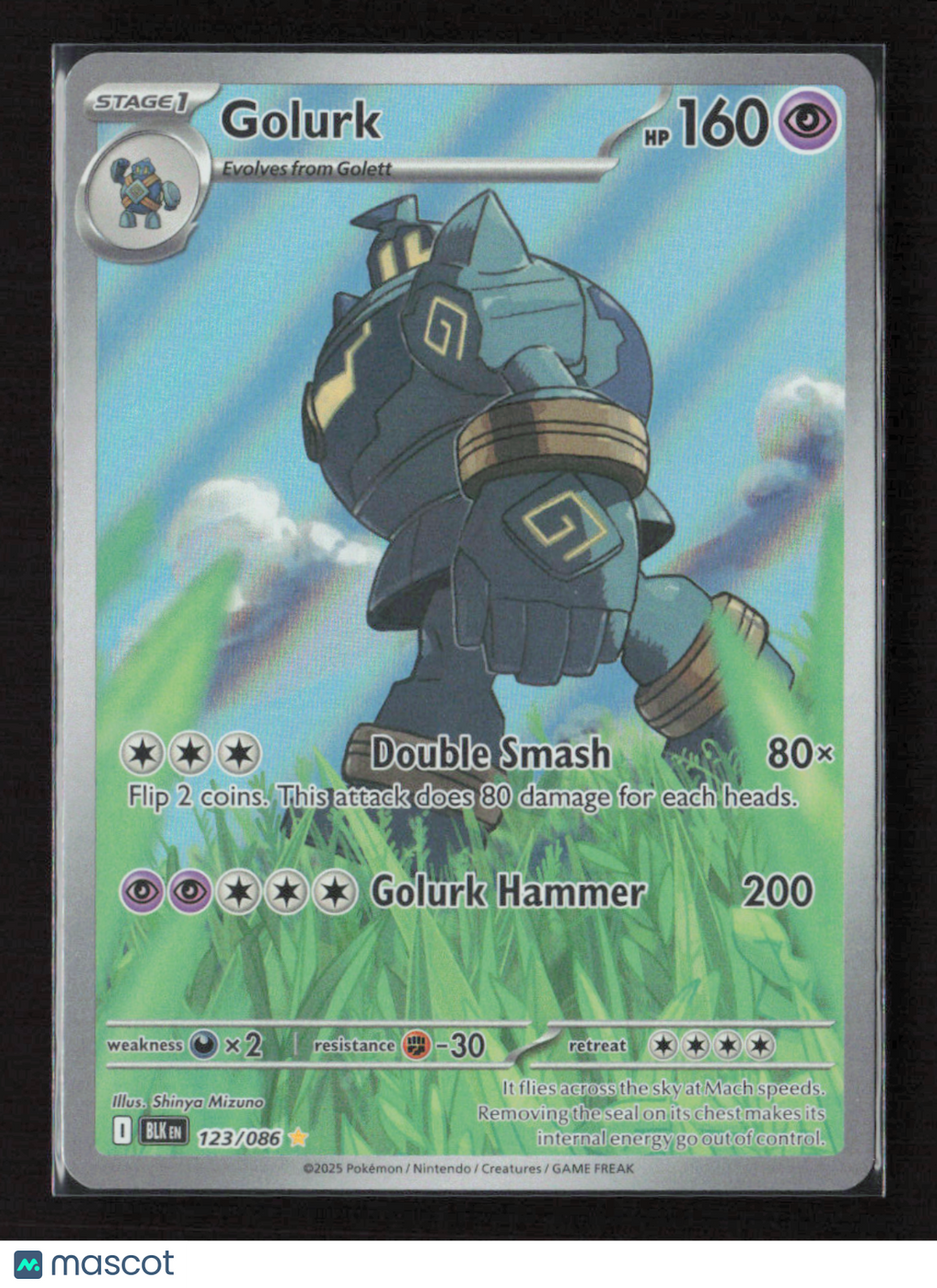 2025 Pokemon Golurk - 123/086 #123/086 Illustration Rare