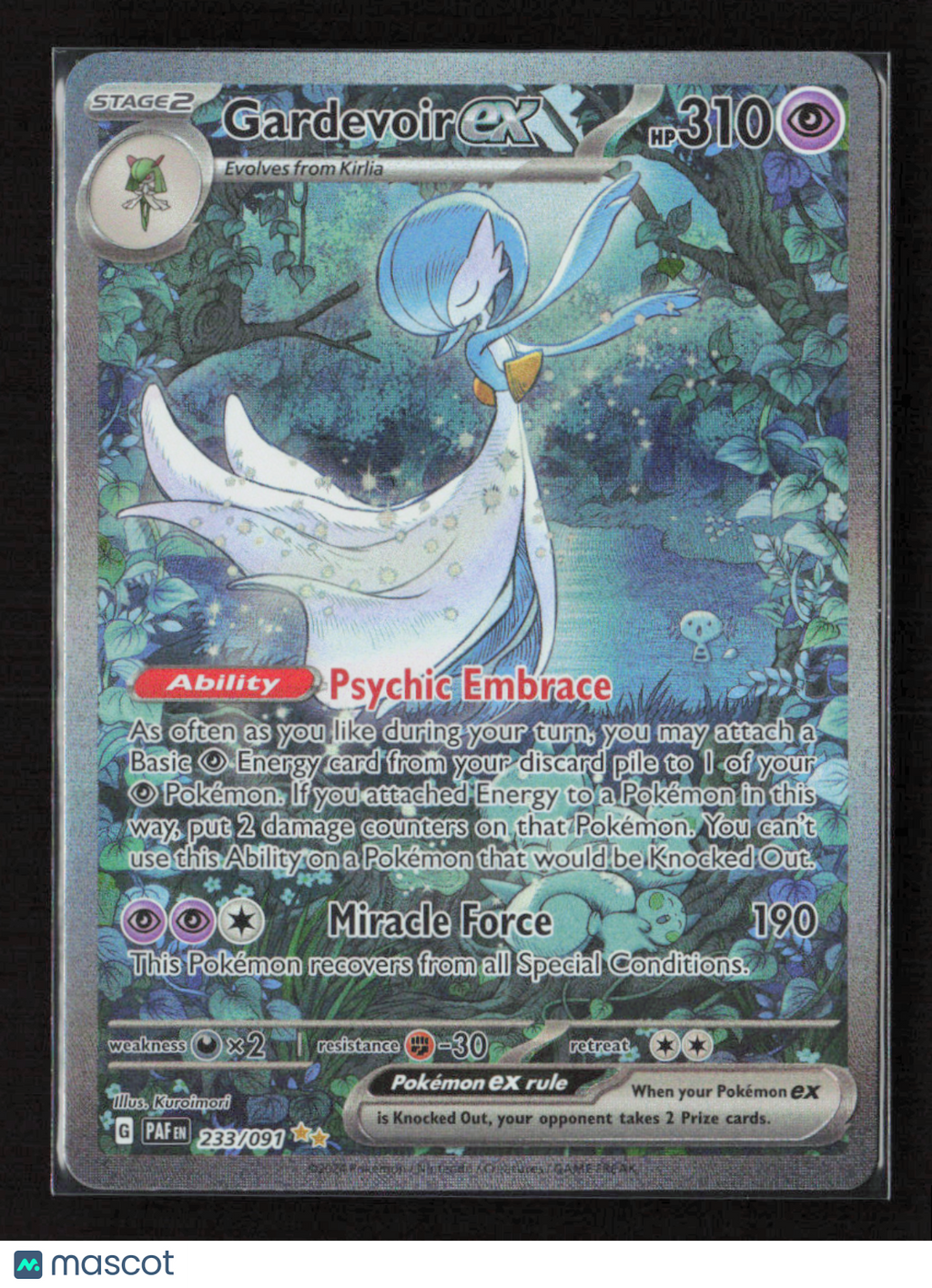 2024 Pokemon Gardevoir ex - 233/091 #233/091 Special Illustration Rare