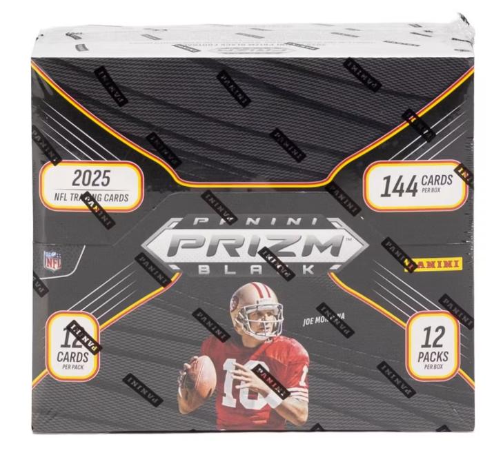 2025 Panini Prizm Black Football Hobby Box